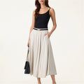 Women-s-Beige-High-Waisted-Pleated-Midi-Skirt_2