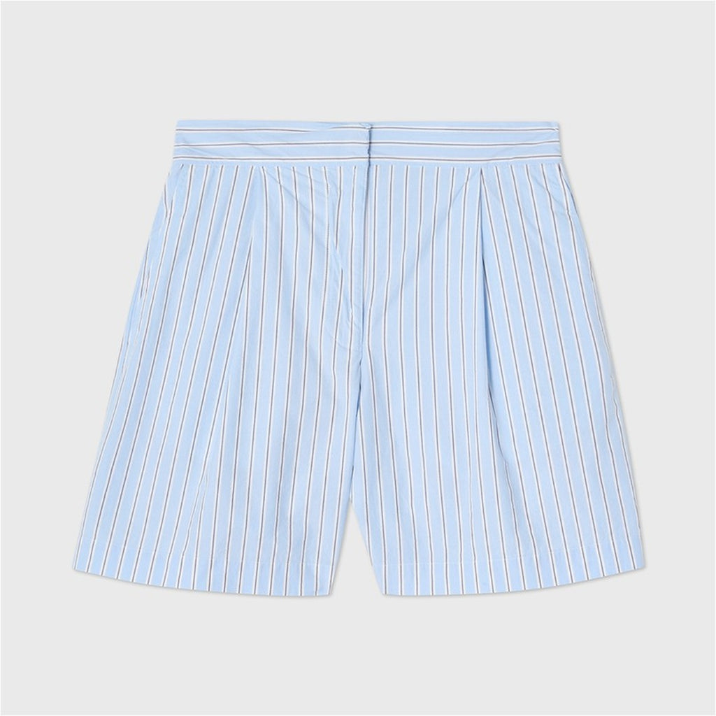 Women-s-Blue-Striped-Two-Piece-Set---Oversized-Shirt---High-_2